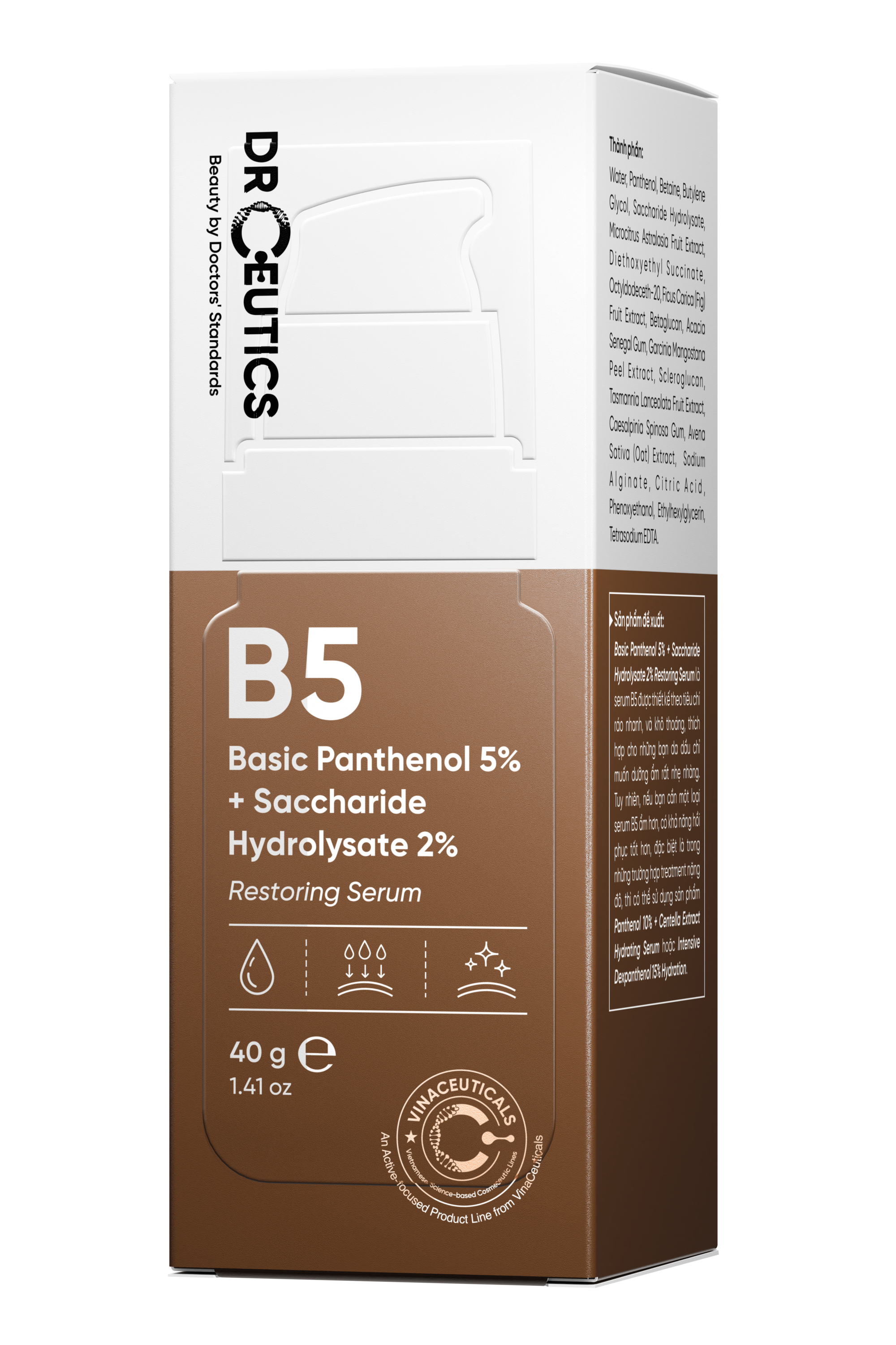 Basic Panthenol 5_ + Saccharide Hydrolysate 2_ Restoring Serum 40g