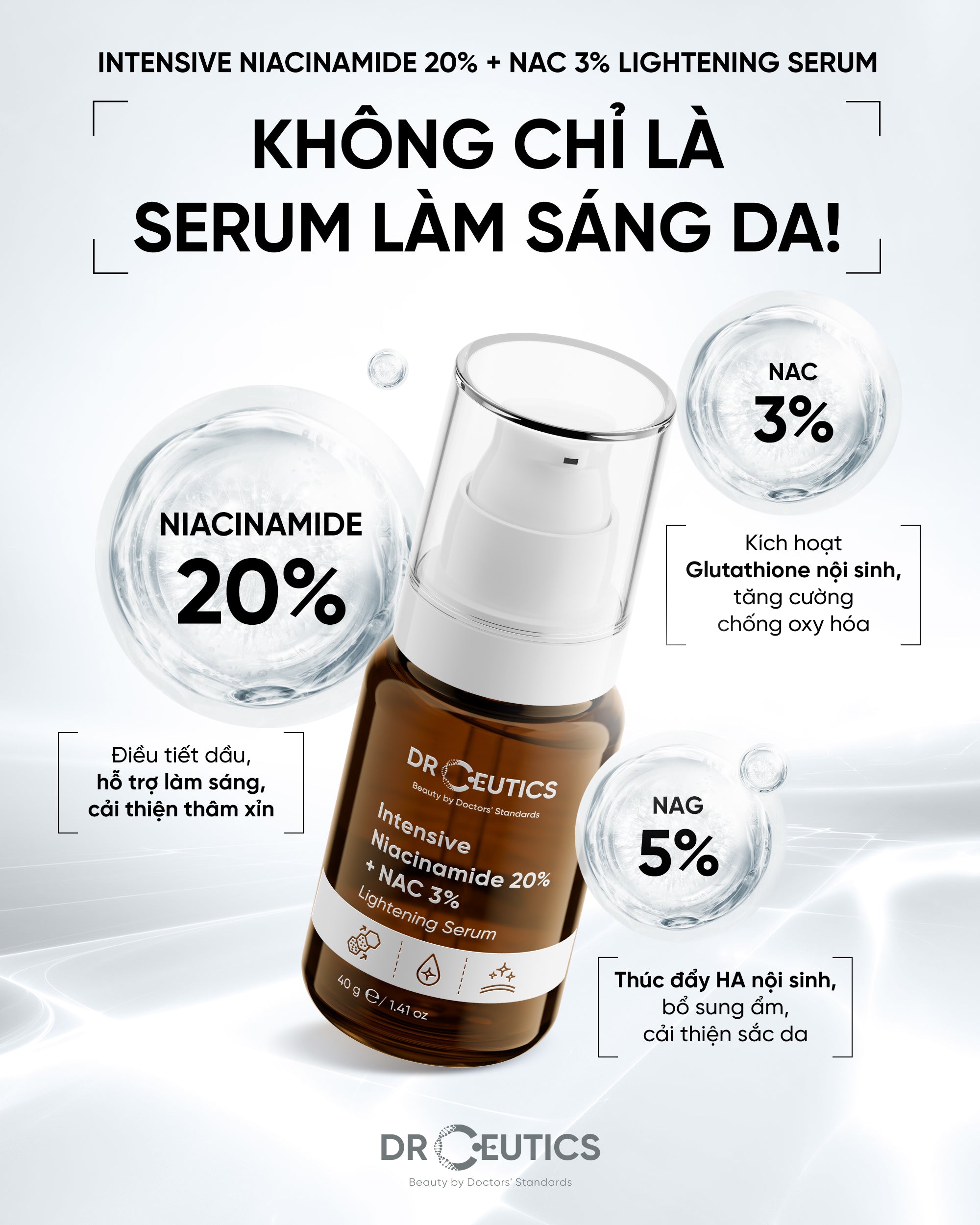 Intensive Niacinamide 20_ + NAC 3_ Lightening Serum 40g