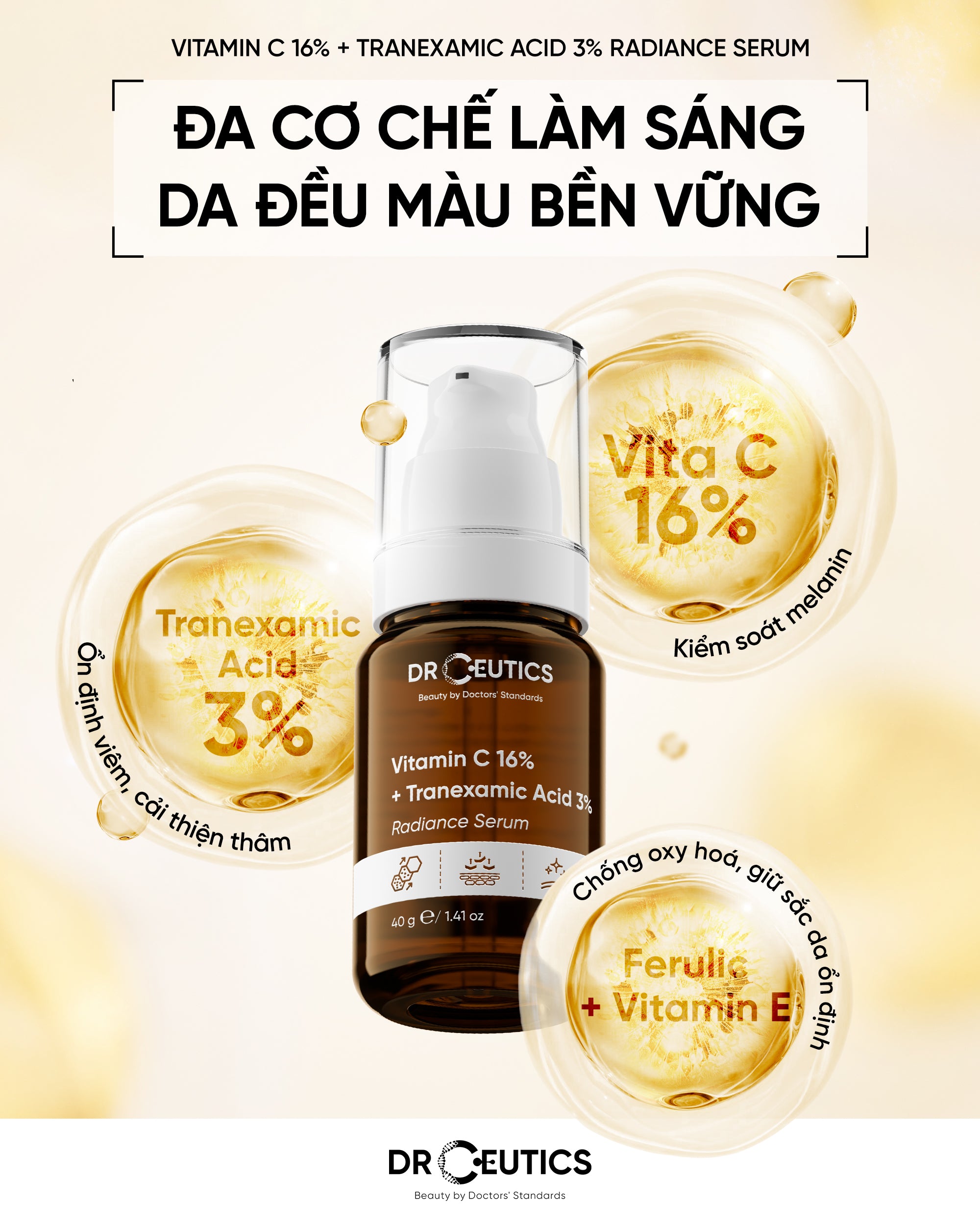 Vitamin C 16_ + Tranexamic Acid 3_ Radiance Serum 40g