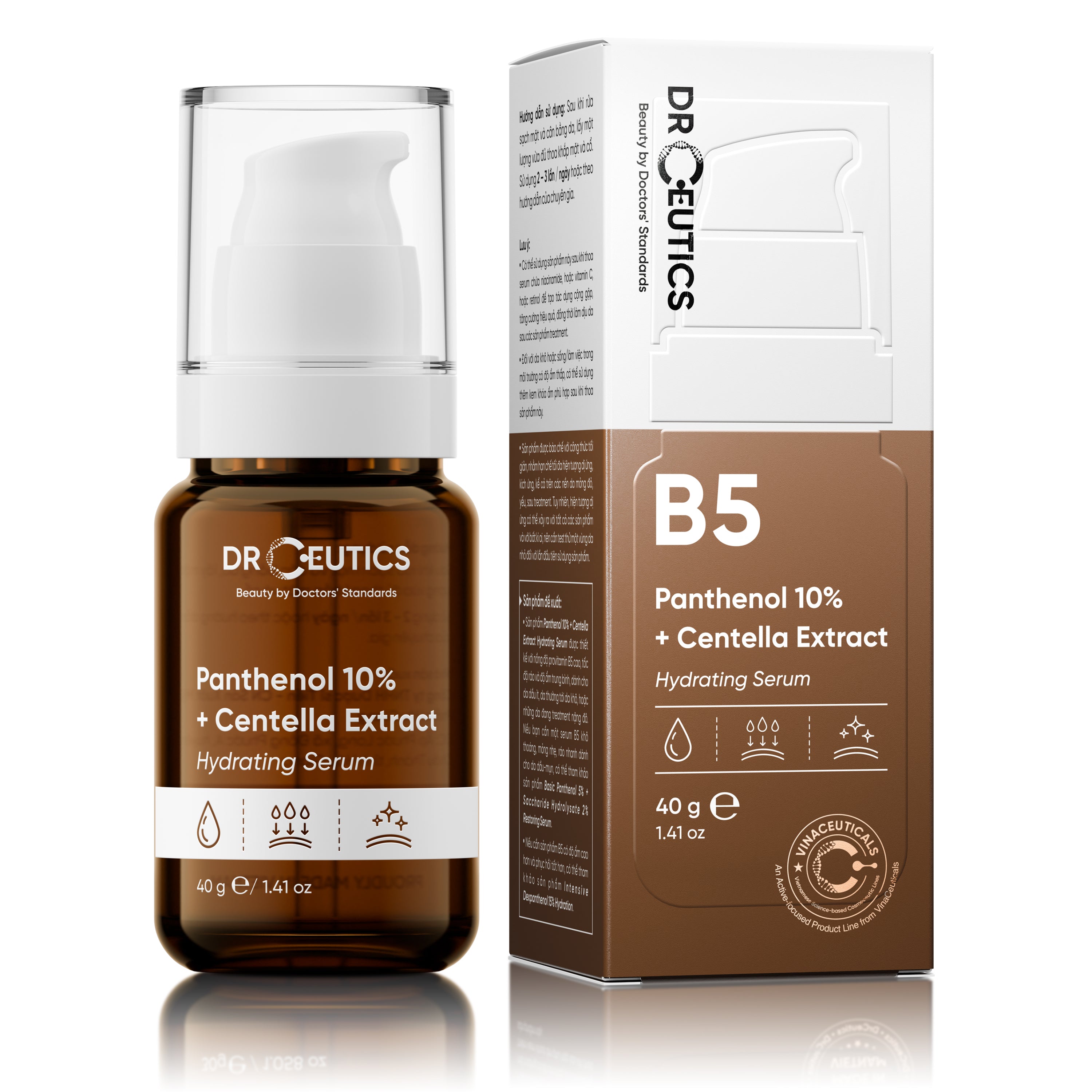 Panthenol 10_ + Centella Extract Hydrating Serum 40g