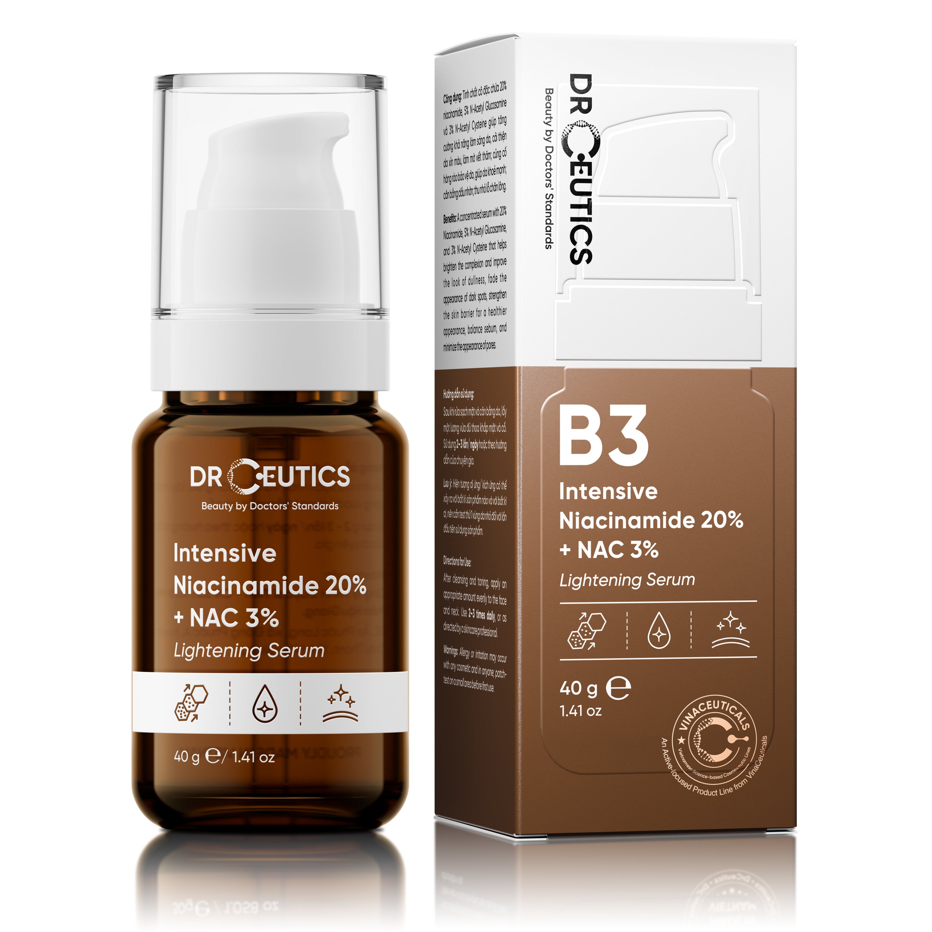 Intensive Niacinamide 20_ + NAC 3_ Lightening Serum 40g