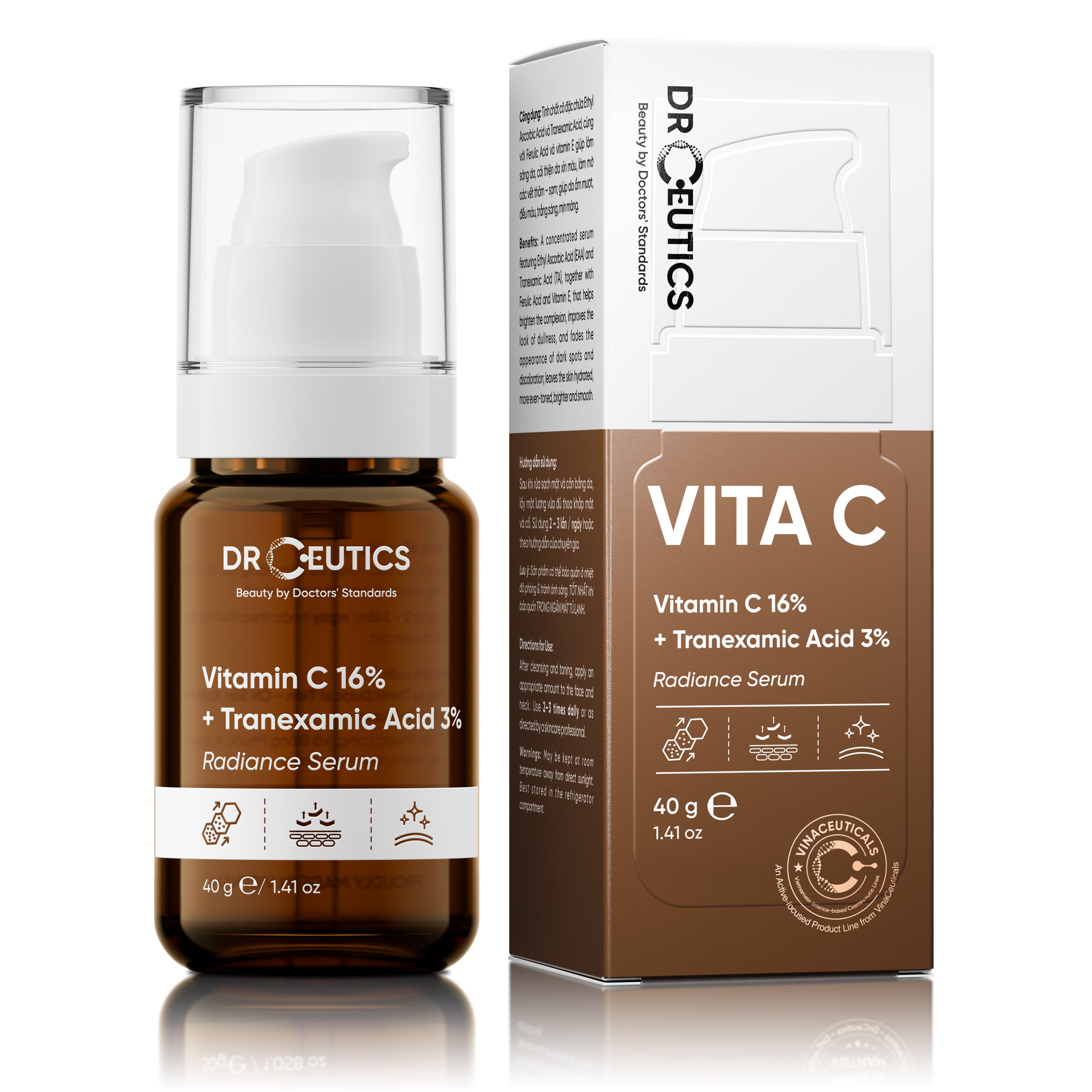 Vitamin C 16_ + Tranexamic Acid 3_ Radiance Serum 40g