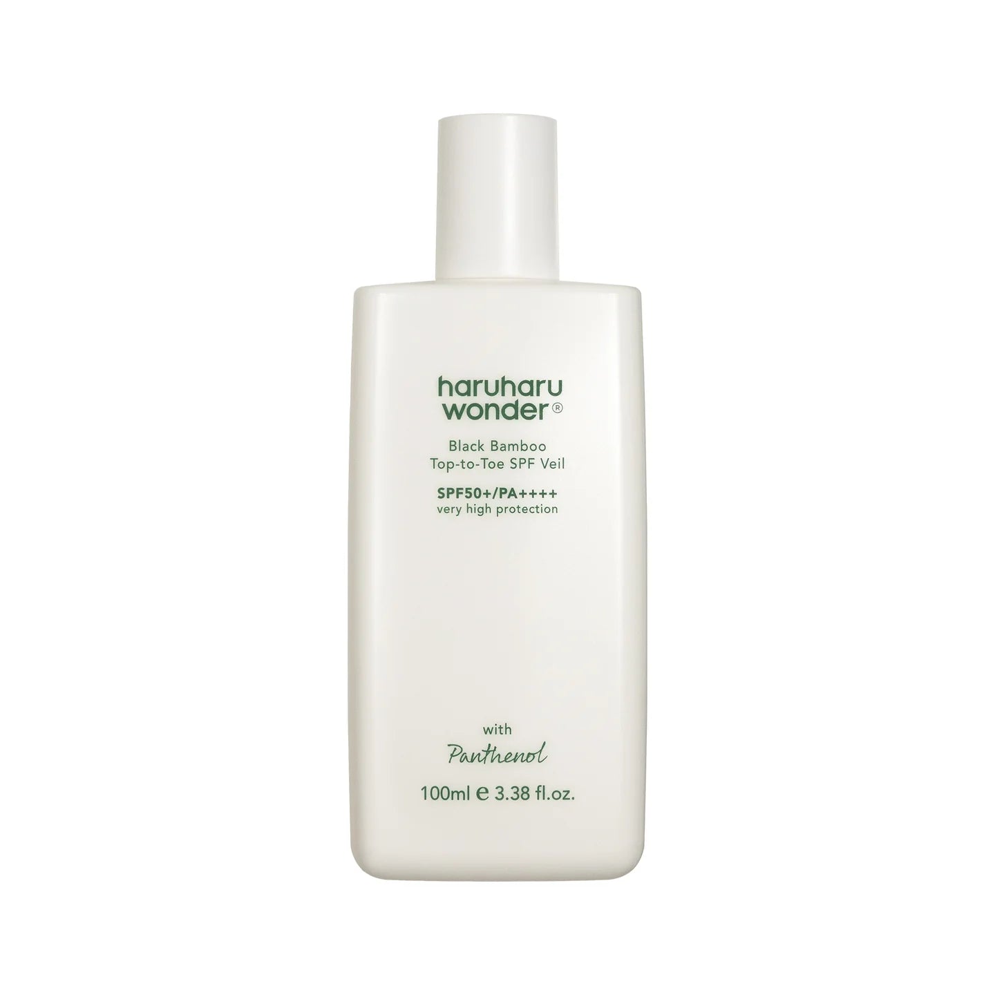 Kem chống nắng toàn thân Haruharu Wonder Black Bamboo SPF50+ PA++++ / Không mùi 100ml