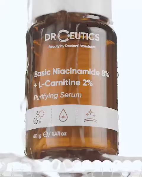 Tải video: Basic Niacinamide 8_ + L-Carnitine 2_ Purifying Serum 40g