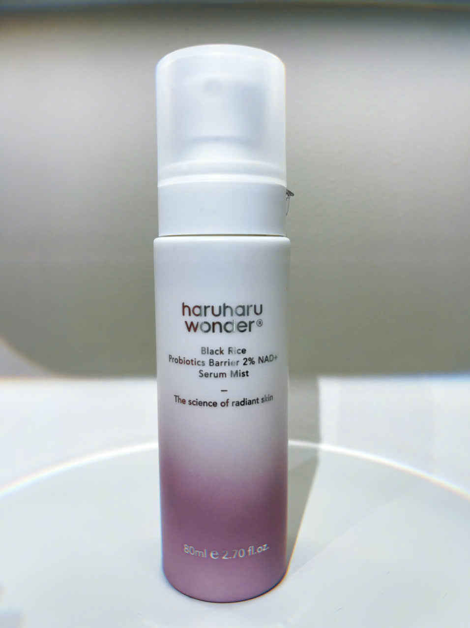 Xịt serum lớp màng bảo vệ da chứa lợi khuẩn 2% NAD+ Gạo Đen / Không mùi